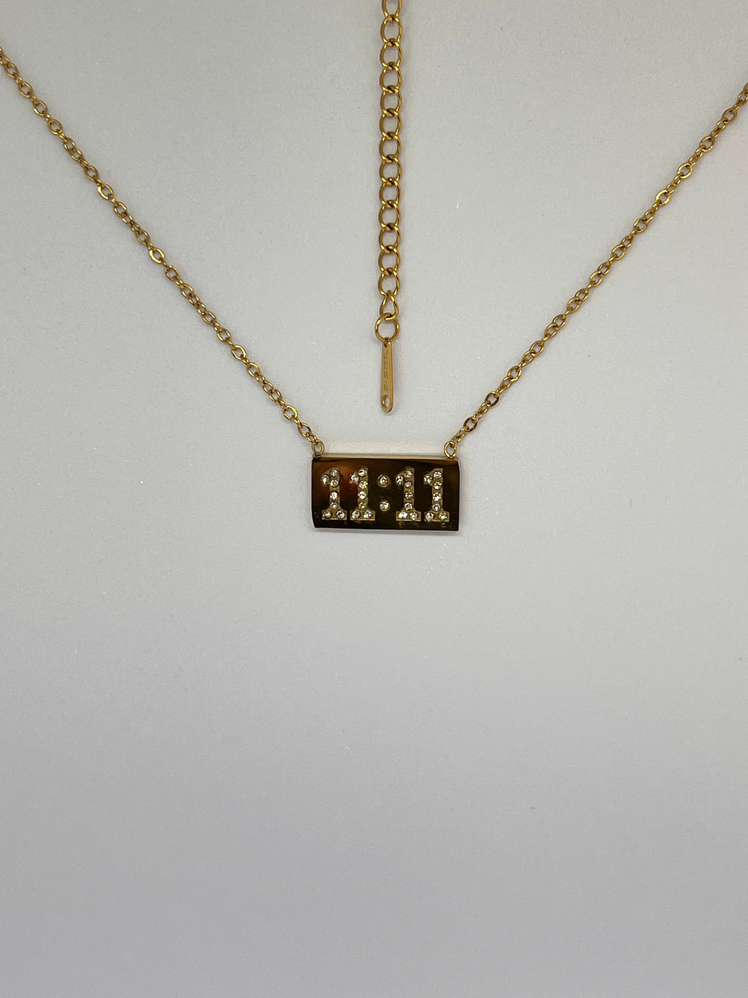 11:11 With Stone Lucky Necklace