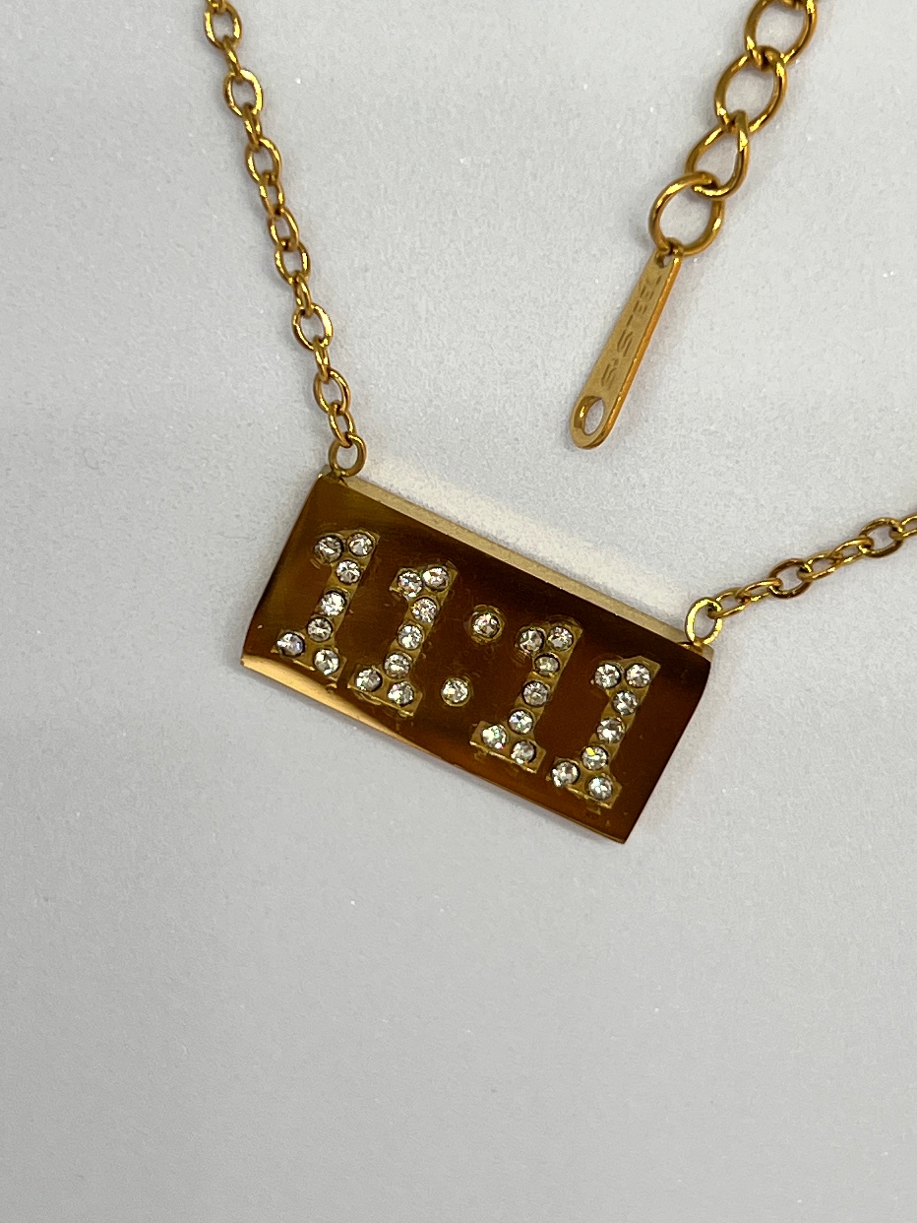 11:11 With Stone Lucky Necklace