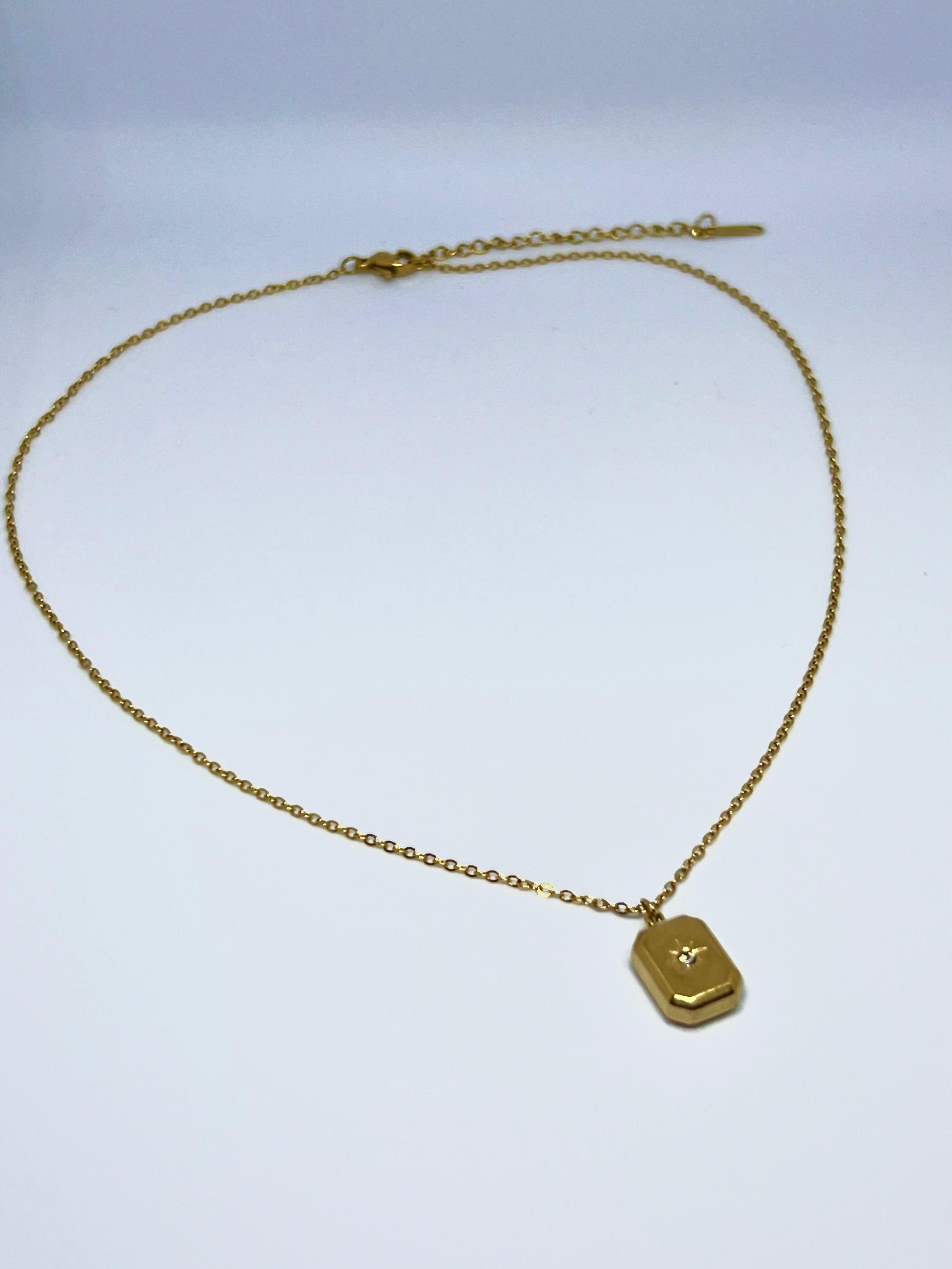 Mini Brick star Anti-tarnish Necklace