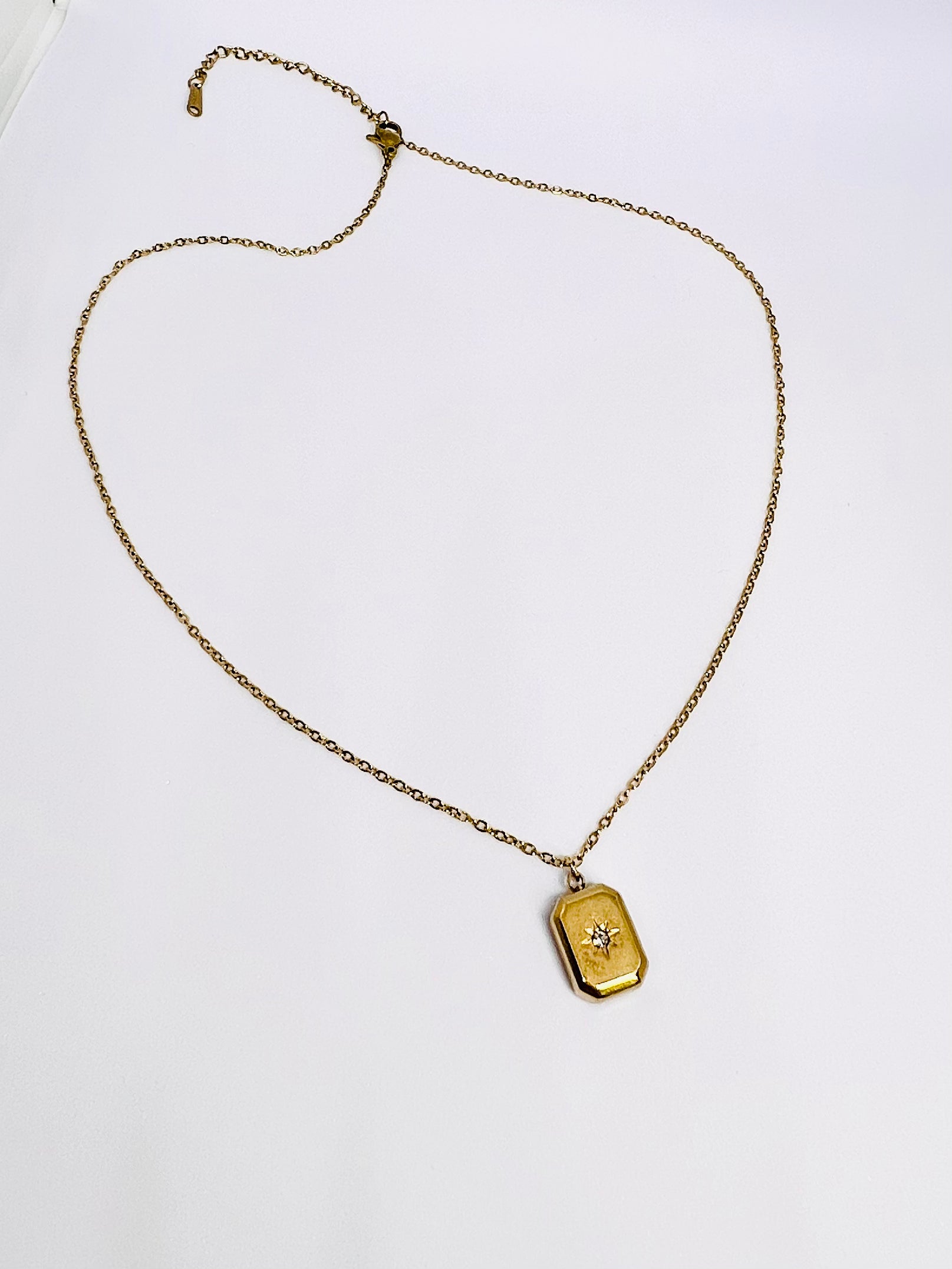 Mini Brick star Anti-tarnish Necklace