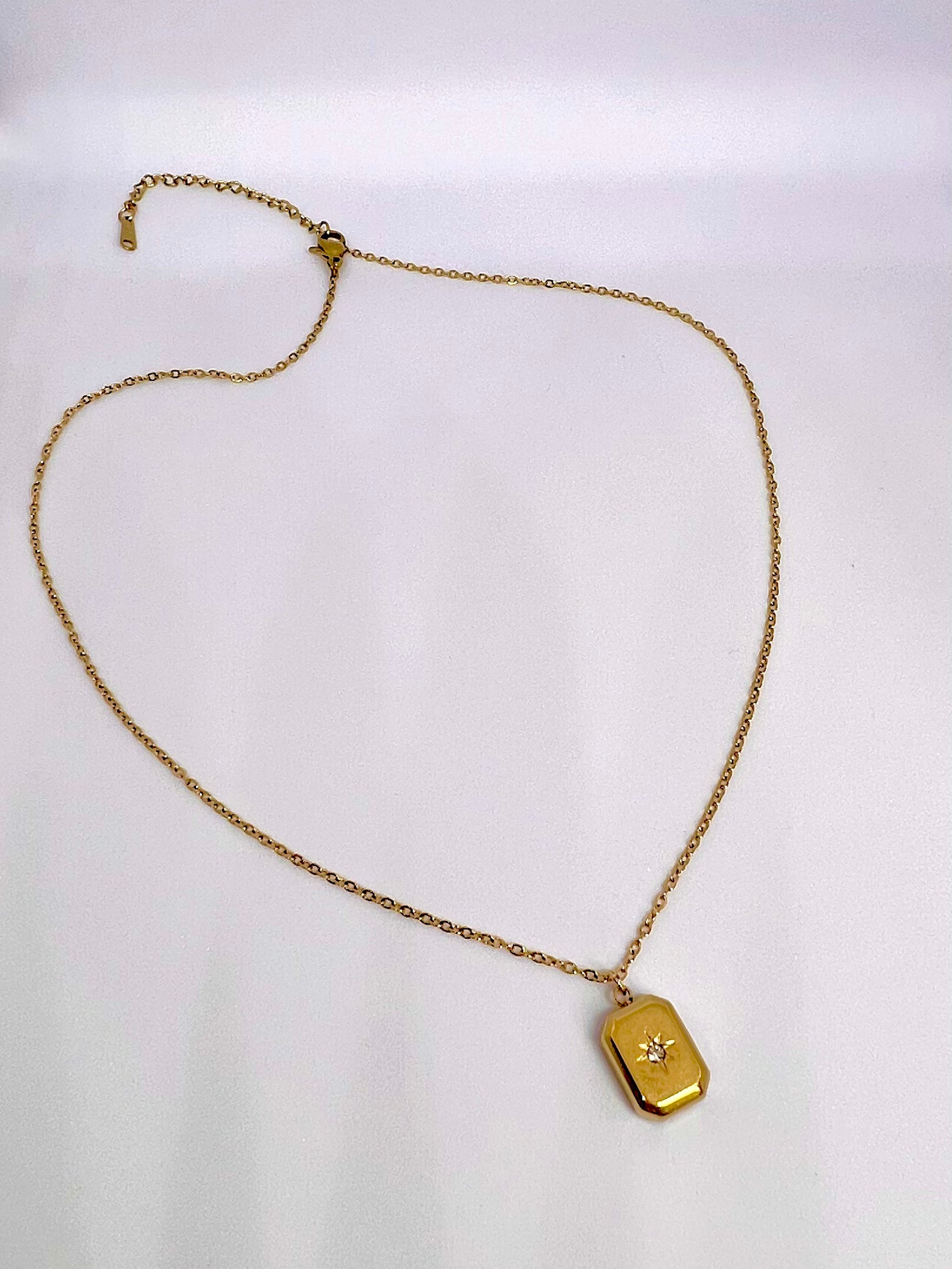 Mini Brick star Anti-tarnish Necklace