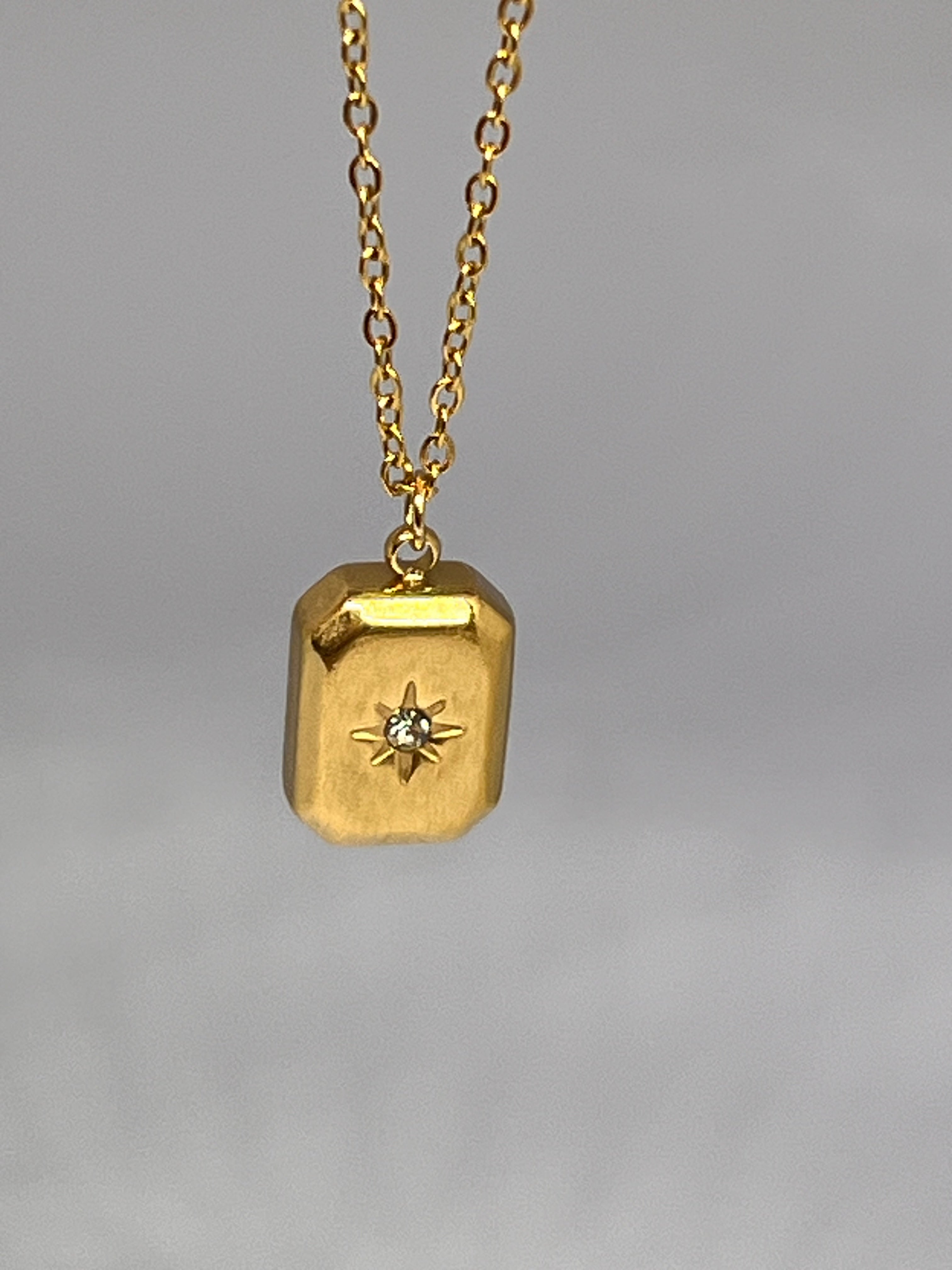 Mini Brick star Anti-tarnish Necklace