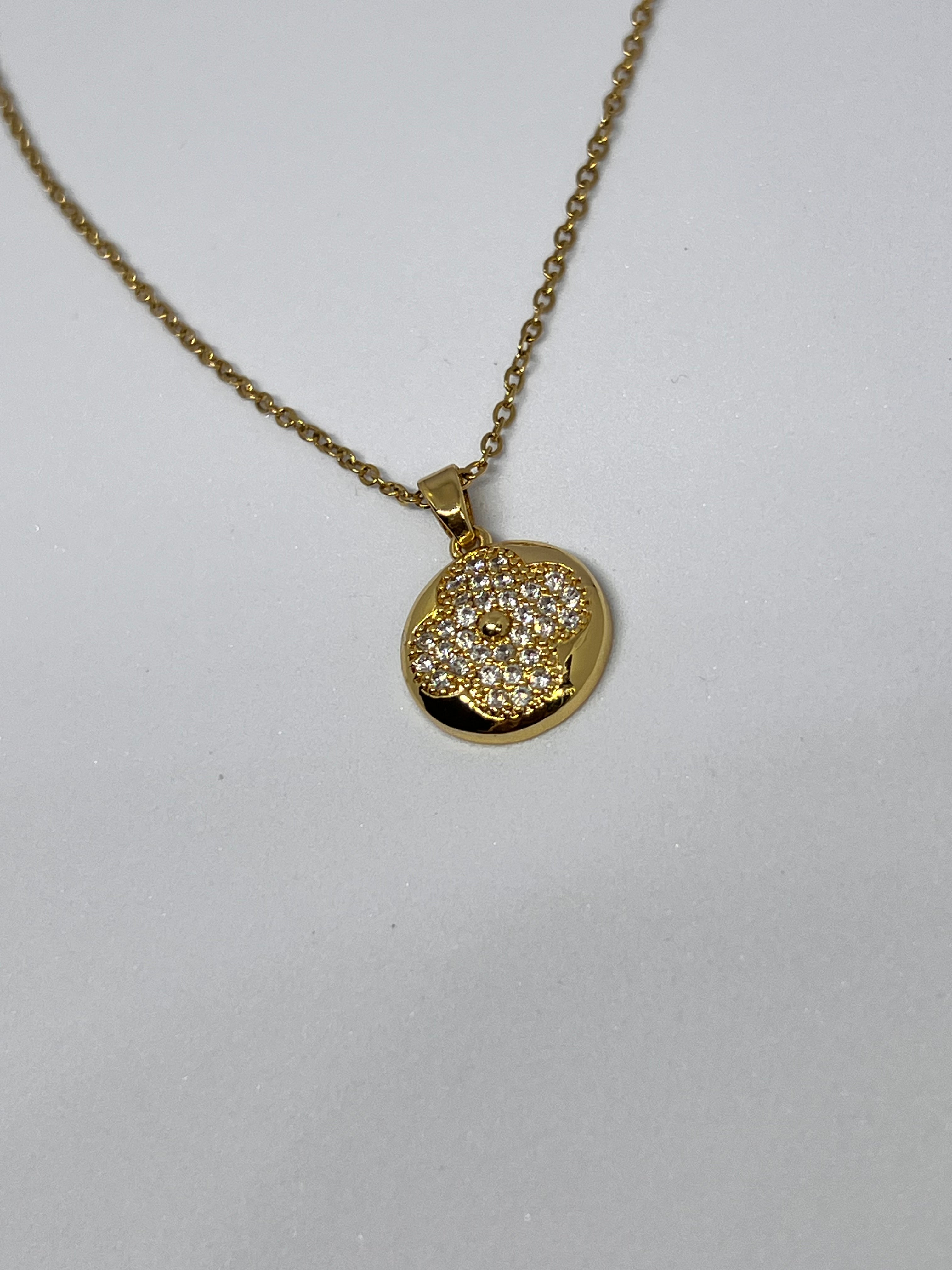 Flora sphere Anti-tarnish Necklace