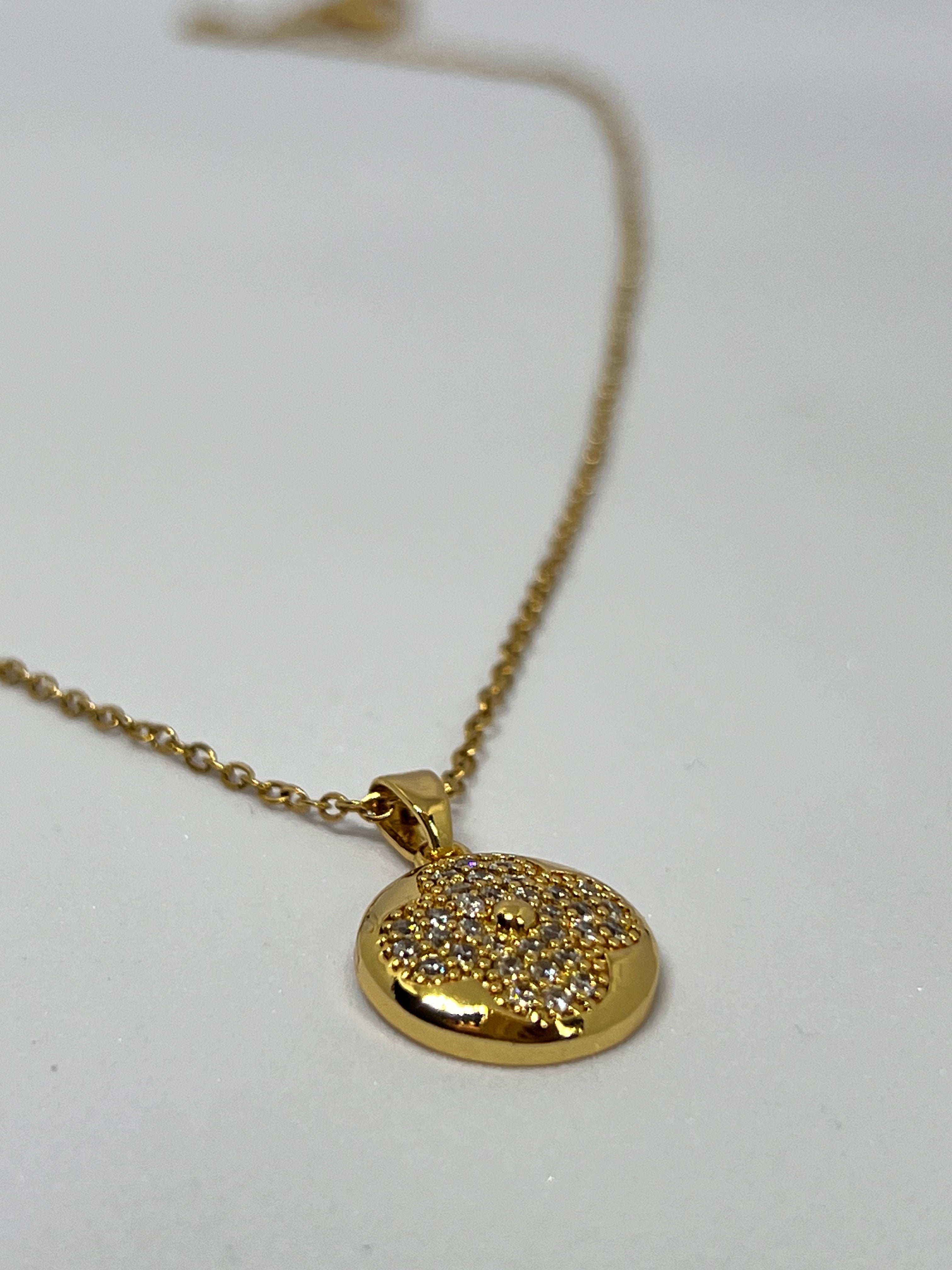 Flora sphere Anti-tarnish Necklace