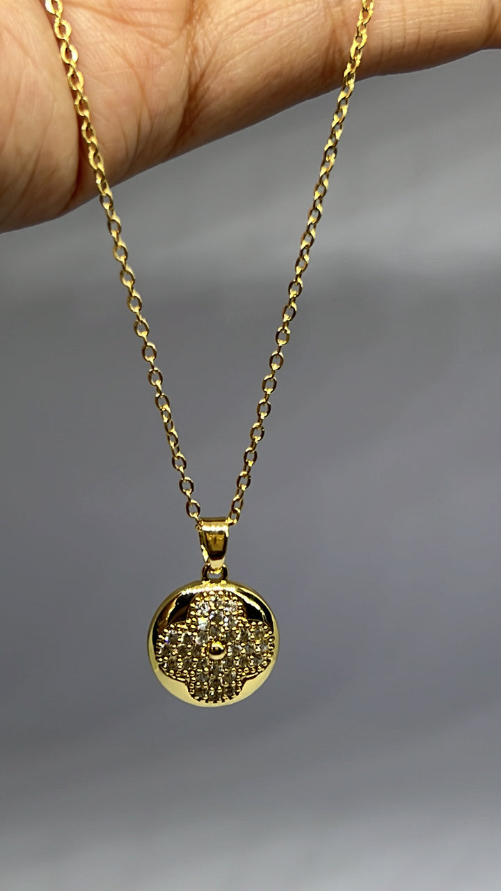Flora sphere Anti-tarnish Necklace